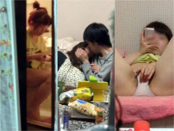 リアル女子の私生活。彼氏とキスしたり、大股開いたり、ドアを閉めずに用を足したり。。。