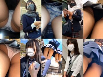 【ミニスカ女子○生パンチラ28人ノンストップオムニバス】怒涛の50分（サマスカ2周年動画第一弾）※この動画は8月限定販売です