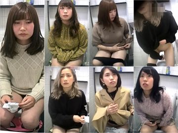 【美人ギャル＆JD6名厳選】美人JDのスケベな排泄姿を真正面から・・・こんなに興奮するんですね