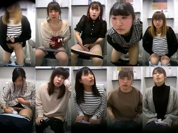 【激カワJD10名厳選！】めっちゃ美人ばっかり・・おしっこ中の油断したJDって可愛すぎ・・