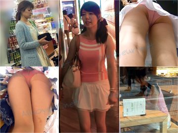 高画質パンチラ330プレミアム　巨乳JDちゃんのピンクP