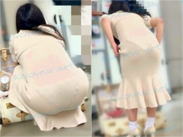 パンティを露出狂のように見せつける最強女！タイトスカートでデカ尻をムニュらせトドメのアレで男をＫＯ！下品なゴージャス女 編