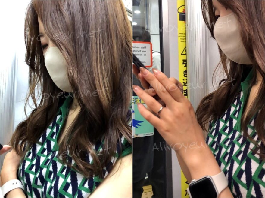 【すぐそこの眺め68】電車内でセクシーＯＬに大接近！！