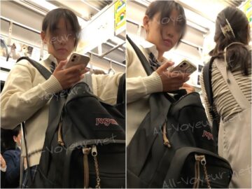 【放課後の眺め77】スタイル抜群のキレカワＪＫを下から観察！