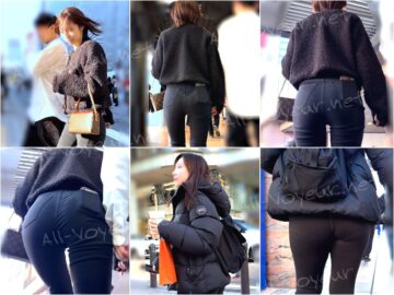 【４K・高画質】#63 スタイル抜群スレンダー美女とレギパンセレブ系美女を追い撮り