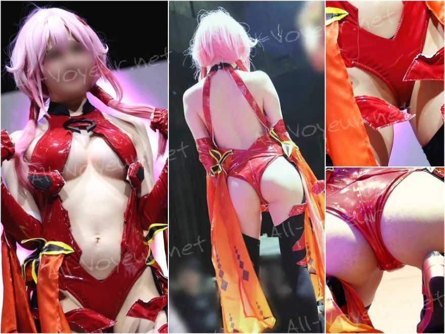 露出度高め！エロすぎコスプレイヤーイベント撮影会 (楪い●り編)