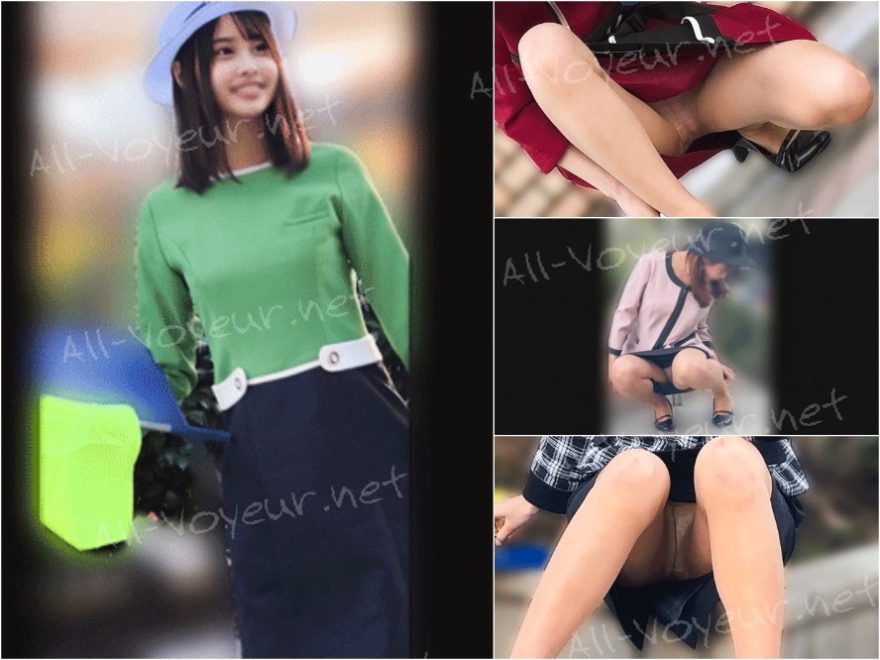 関東のバスガイド4名 パンチラ隠し撮り お仕事中のパンストムレムレパンティに大興奮