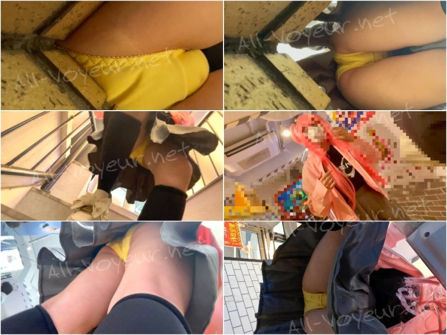 【新コスプレイヤー盗撮⑨】以前撮影した後藤ひ〇りレイヤーさんと同行撮影☆