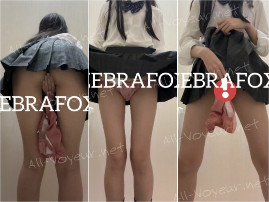 ZEBRAFOX1 有名Ti◯Toker制服女子ししゅうちゃんのパンチラ見せつけおなサポ