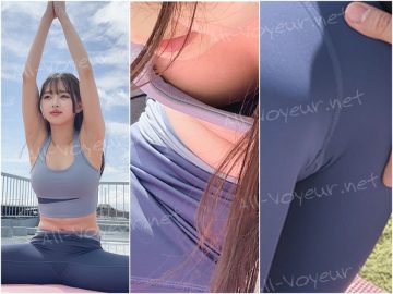 セクハラパークヨガ Eカップ清楚美少女 レッスン中にセクハラ→中出し昏■姦