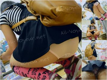 幼な系美少女超ミニスカパンチラ　あどけない美少女の短すぎるスカートからパンツまる見え！！ Part2