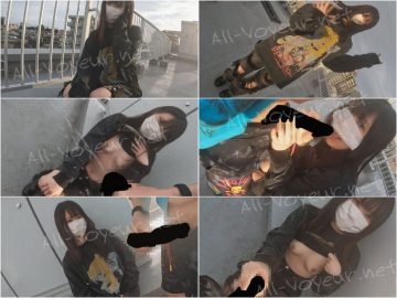 【裏路地オナサポ】レア！古着系S級女子in高円寺