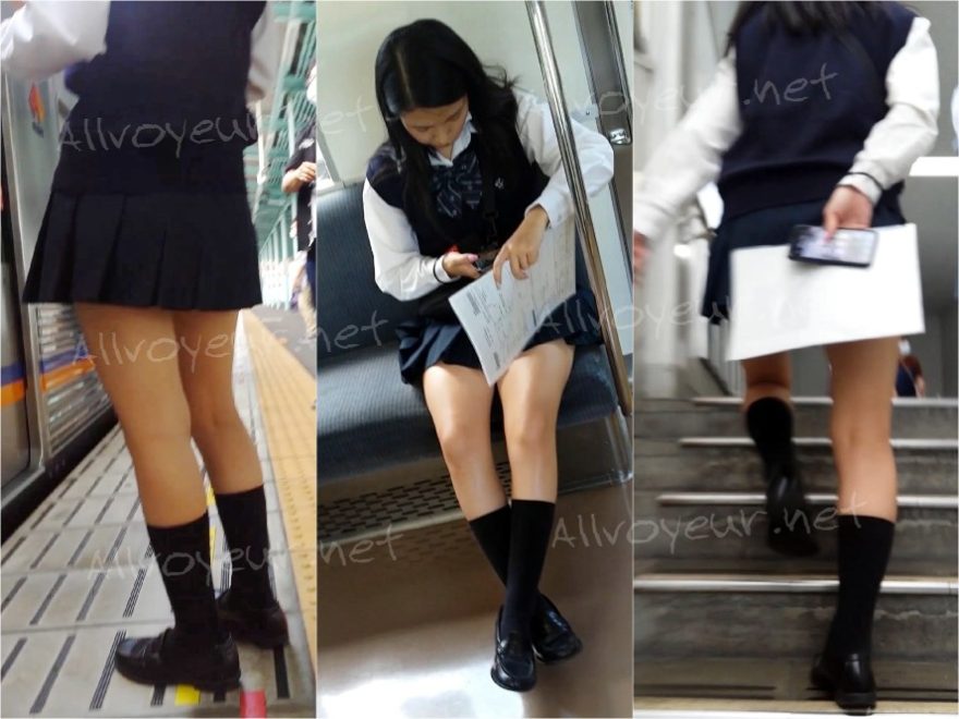 こちらを睨む対面JK [252MB]