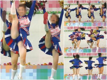 祭りだチア vol.85 【4K】 キラキラ笑顔に癒されます！生足！ハイキック！Kチアダンス