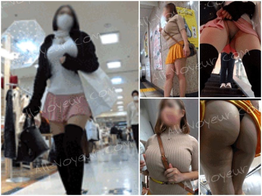 【オムニバス】ニーハイ＆ミニスカの鉄板コーデ綺麗系OL VS エロキュートなむっちり小悪魔JD♪