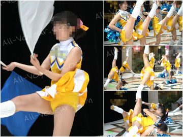 祭りだチア vol.114 【4K】 黄色アンスコ最強！駆け足する姿が可愛すぎてキュンです！Kバトン