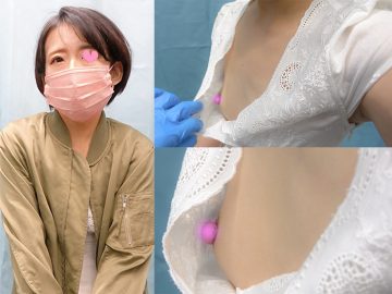 4人の美人妻たちの胸チラ/パンチラ/垂れた乳首をセクハラ検診/【ワクチン接種/1回目】