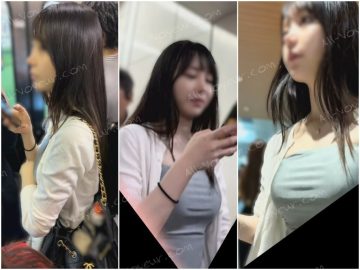 【再販】街の風景２９ 最高級美顔とプレミアム美巨乳の女神様が尊すぎてムラムラが募り精液満タン♡になる映像