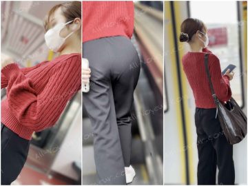 【再販】街の風景16 情熱の赤ニットに程よいサイズのおっぱいがエモい♡ 【再販】街の風景16 情熱の赤ニットに程よいサイズのおっぱいがエモい♡