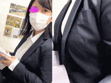 就活中の上京お姉ちゃんを洗礼おっぱい揉み【おっぱい痴かん】