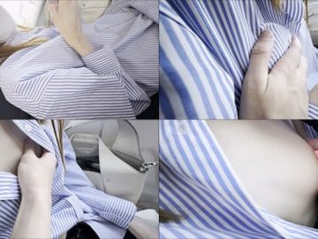 電車お触り23 春休み中に乳首コリコリされて、ファスナーを開かれ生で股間を触られちゃってます
