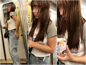 【すぐそこの眺め185】ムチムチボディのセクシーJDの巨乳を電車内で観察!! 【すぐそこの眺め185】ムチムチボディのセクシーJDの巨乳を電車内で観察!!