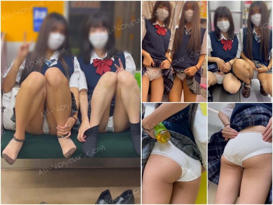 JK盗撮日記239　続々・綺麗系可愛い系あなたはどちら派？激カワ美脚JK達を電車内で盗撮【※完全主観22分超